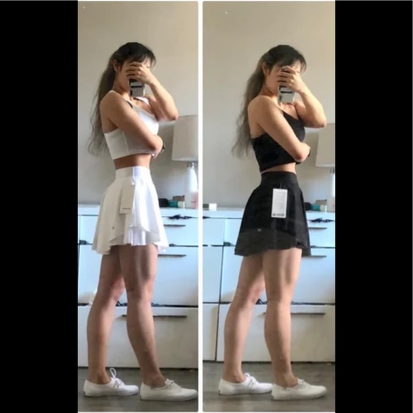 🎁Tall Lululemon High Rise Court Rival Skirt-Black - Picture 13 of 16